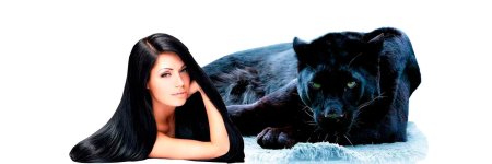 Девушка пантера