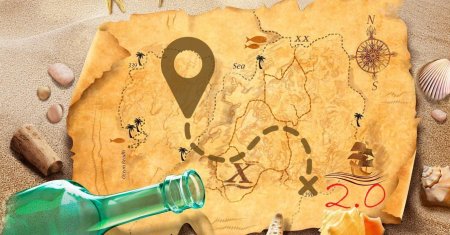 Карта сокровищ пиратская