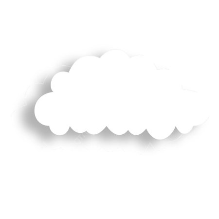 Облака на прозрачном фоне