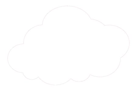 Облака шаблон для печати