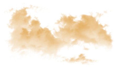 Коричневое облако прозрачном фоне