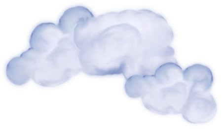 Клипарт облака на прозрачном фоне