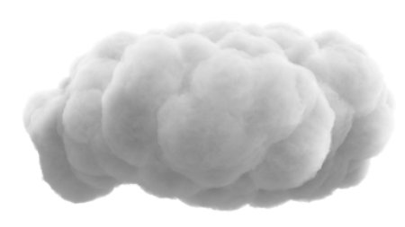 Вата на белом фоне