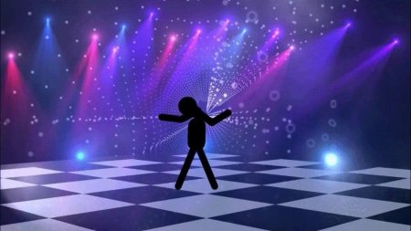 Дискотека сцена