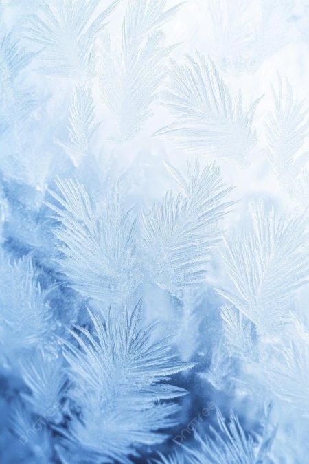 Морозные узоры фон