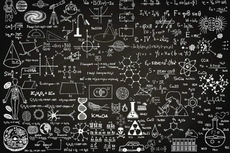 Доска с химическими формулами