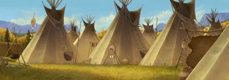 Деревня индейцев