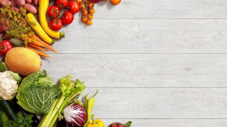 Фрукты овощи фон