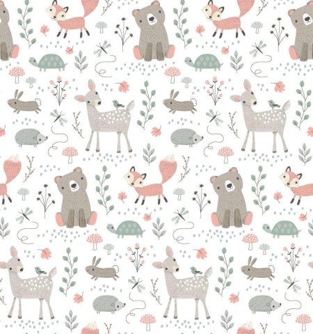 Детские принты на ткани