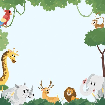 Животные фон для презентации