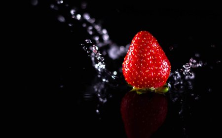 Клубника макро