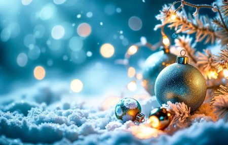 С новым годом красивая