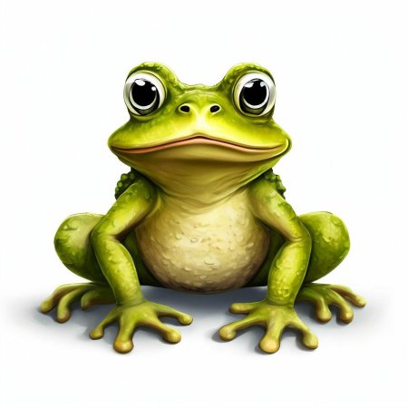 Мультяшная лягушка