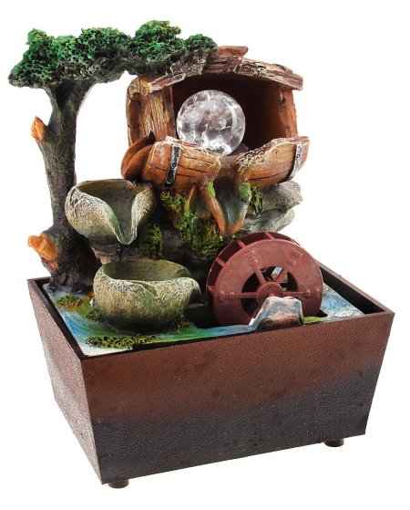 Водопад мельница настольный