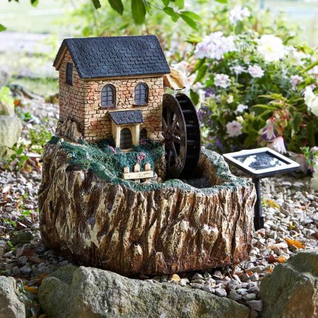 Настольный фонтанчик водяная мельница