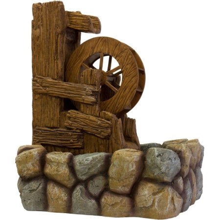 Декоративная водяная мельница для сада