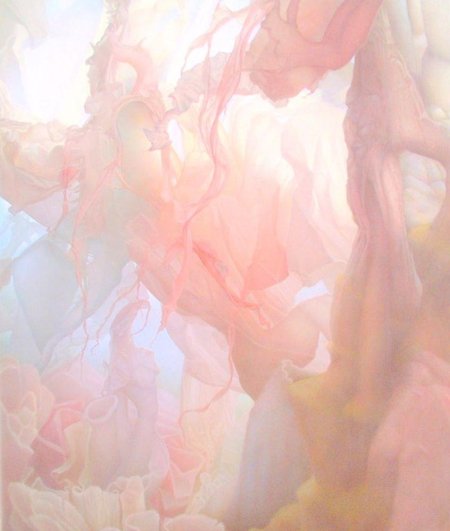 Розовые разводы