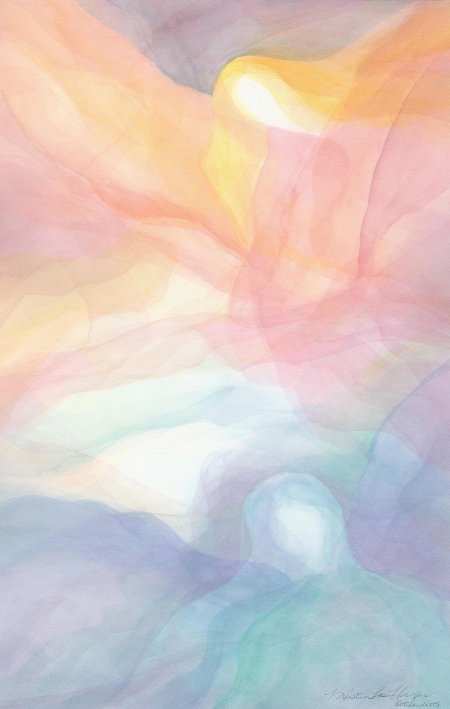 Радужные фоны в пастельных тонах