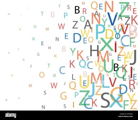 Фон английский алфавит