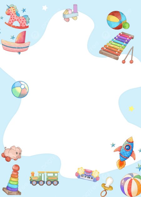 Фон детские игрушки