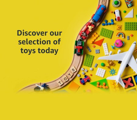 Фон с детскими игрушками