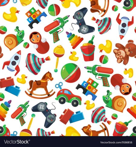 Фон детские игрушки