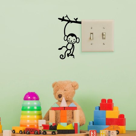 Обезьяна на стене