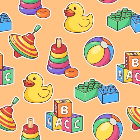 Развивающие игрушки вектор