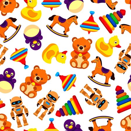 Фон игрушки кругом