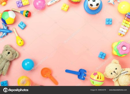 Фон детские игрушки