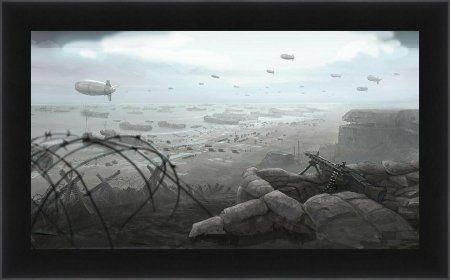 Company of Heroes высадка в Нормандии арт