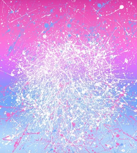 Фон брызги краски в розовых тонах