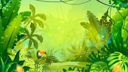 Фон джунгли
