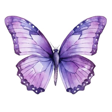 Фиолетовая бабочка