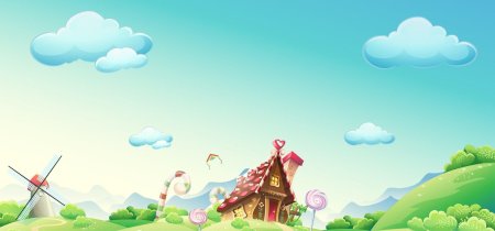 Сказочный конфетный домик