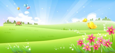 Фон природа детский