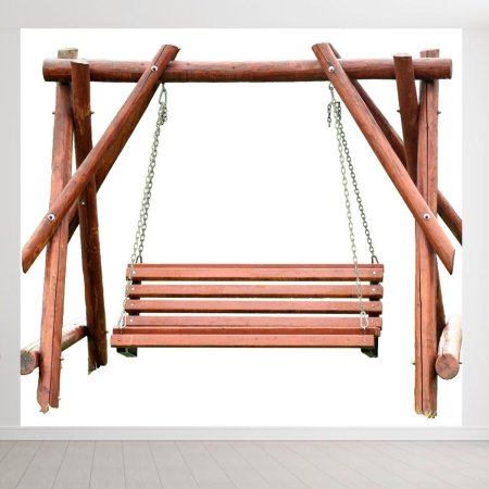 Качели деревянные