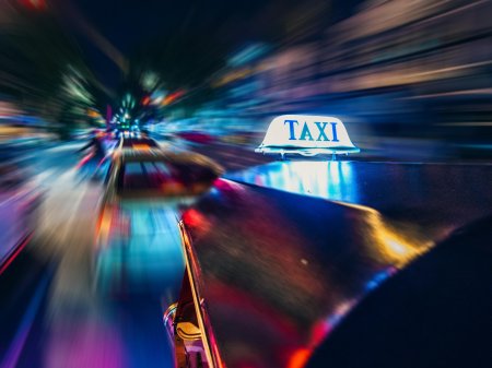 Такси ночью