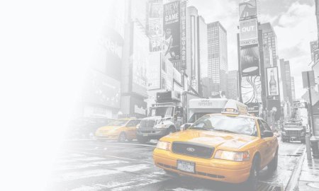 Желтое такси нью йорк