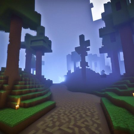 Лес в майнкрафте