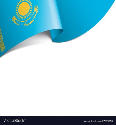 Флаг Казахстана вектор