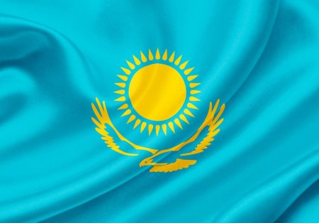 Флаг казахстана фон