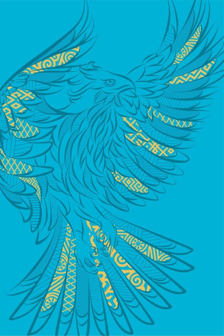 Трафарет орел