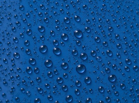 Синие капли