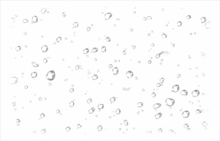 Капли на прозрачном фоне