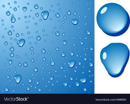 Капля воды вектор