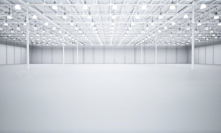 Пустой ангар