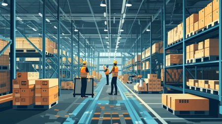 Логистика иллюстрации