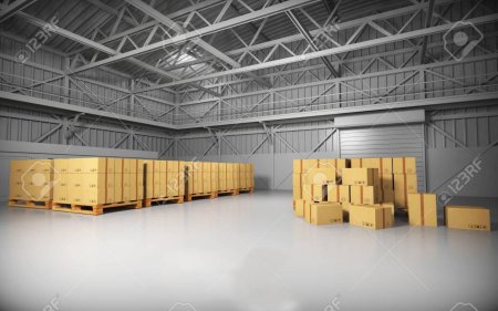 Склад с коробками