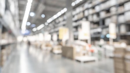 Склад фон размытый